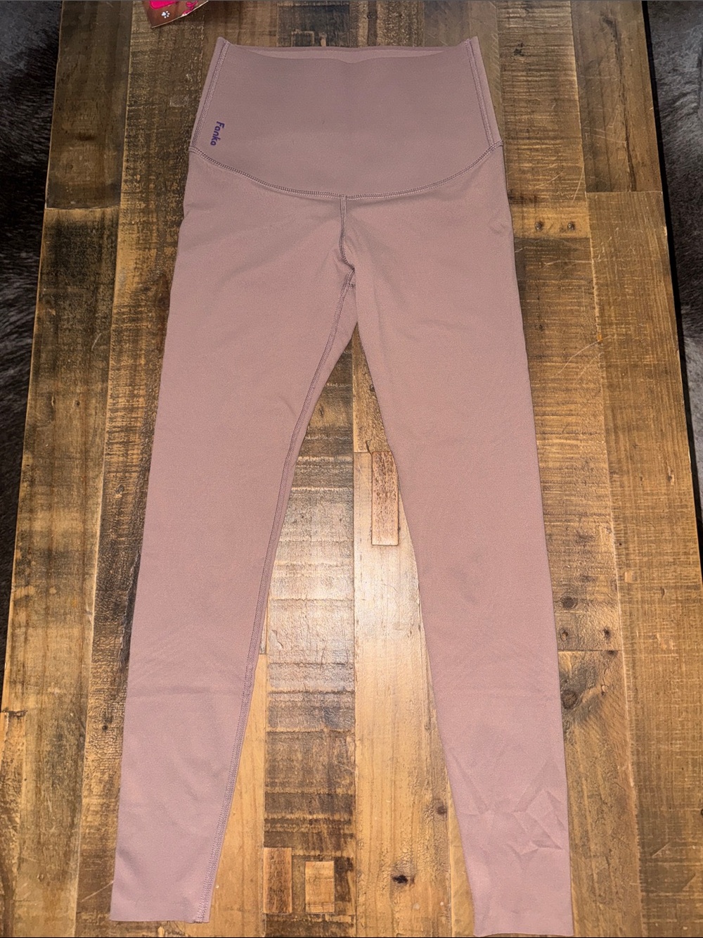 High-Waist Mauve Compression Leggings